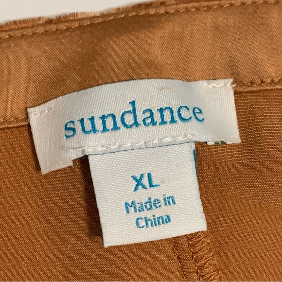 Sundance Rust Velvet Tunic with Cream Embroidery - Picture 12 of 13